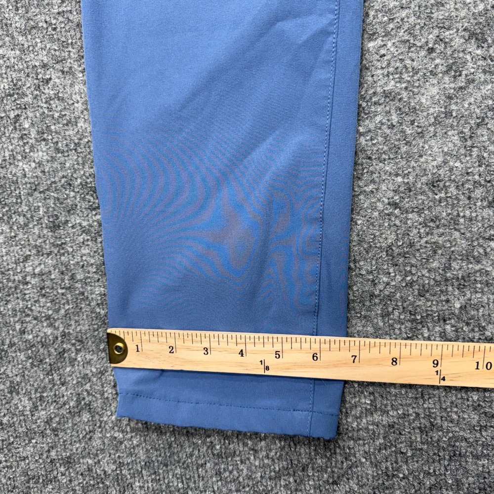 Mizzen + Main Helmsman Slim Blue Performance Chino Golf Pants 32W 30L Mens - Picture 3 of 9